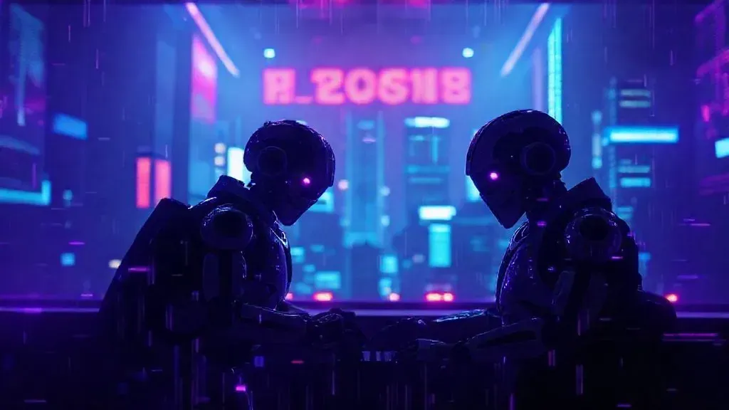 Illustration for "Can Ai Bots Steal Your Crypto the Rise of Digital Thieves"