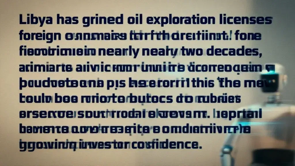 Libya Awards Rare Oil Exploration Licenses to Foreign Firms