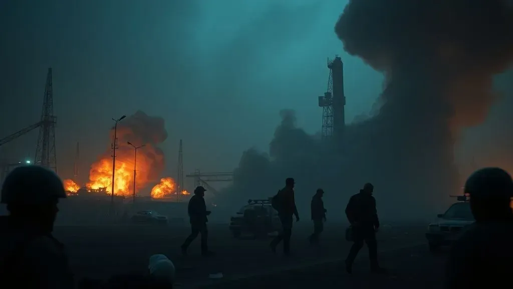 Illustration for "Trump Threatens Iran with Either Peace Or Tragedy after Us Strikes"