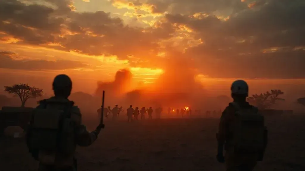 Illustration for "Un Extends Peacekeeping Mission in Disputed Abyei Region for Another Year"